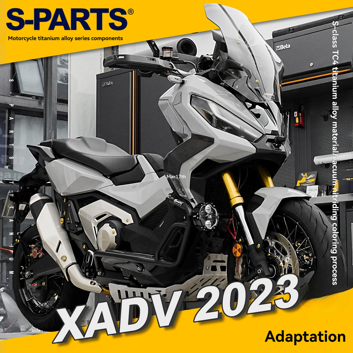 SPARTS  Titanium Alloy  Upgrade Bolt Set for Honda XADV 750 2023 Motorcycle