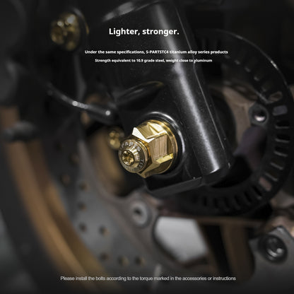 SPARTS Titanium Bolt Set for 2023 XMAX300 | Yamaha Motorcycle Titanium Bolt Upgrade