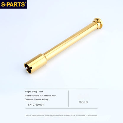 SPARTS Titanium Front Axle Kit for Ducati V4 / V4S / Streetfighter