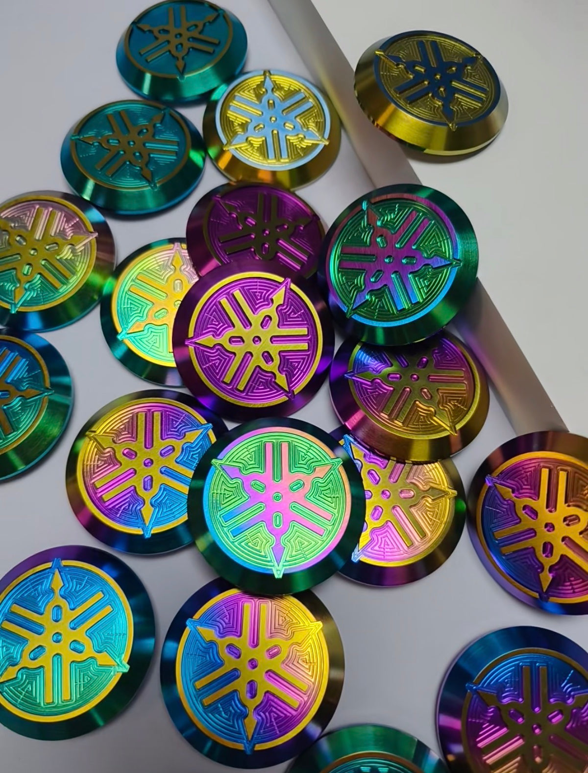 Yamaha 3D Titanium Emblem