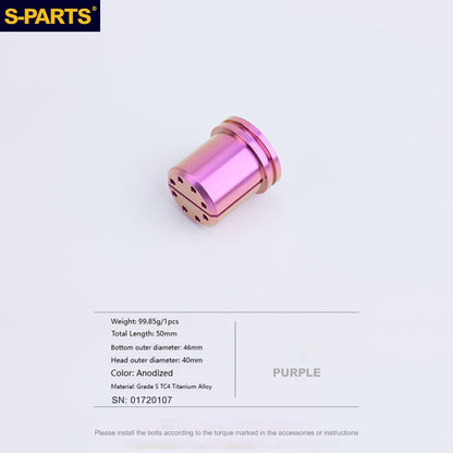 SPARTS Upper Triple Clamp Cylinder Nuts Titanium Bolts L50 & L63 for Ducati  Motorcycle Modification