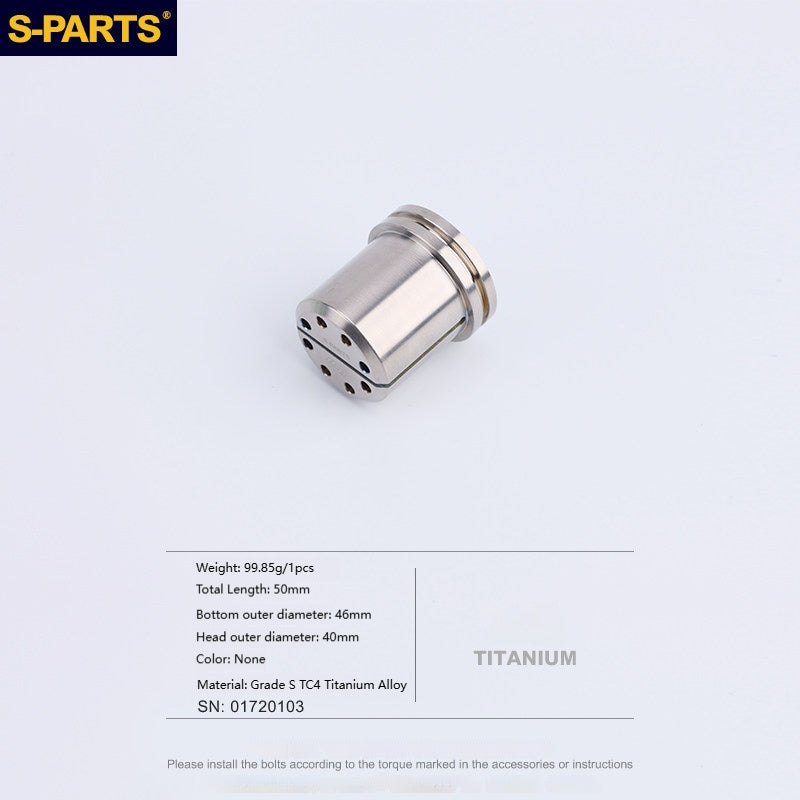 SPARTS Upper Triple Clamp Cylinder Nuts Titanium Bolts L50 & L63 for Ducati  Motorcycle Modification