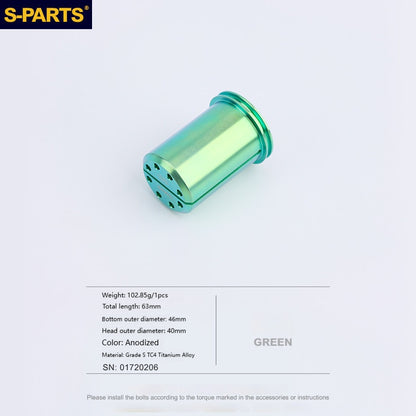 SPARTS Upper Triple Clamp Cylinder Nuts Titanium Bolts L50 & L63 for Ducati  Motorcycle Modification