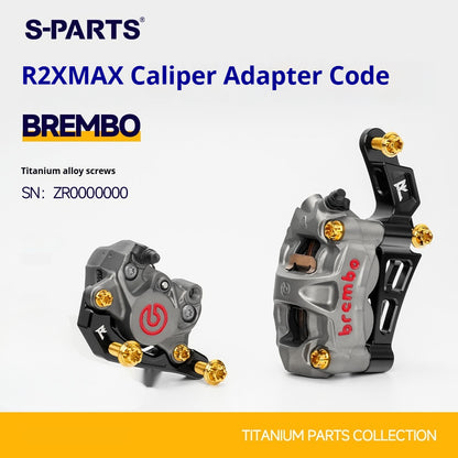 SPARTS Brembo R2 XMAX Caliper Adapter Titanium Bolt Kit