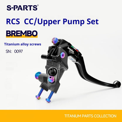 SPARTS TC4 Titanium Bolt Kit for Brembo RCS CC Master Cylinder | Motorcycle Brake Master Cylinder Fasteners