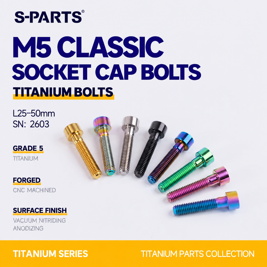 SPARTS M5 Titanium Socket Head Cap Bolts