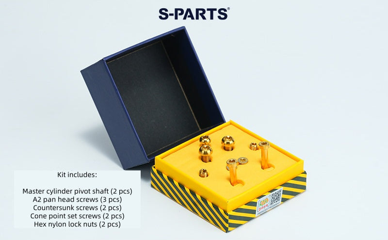 SPARTS Titanium Alloy Bolt Screw Set for Frando 9NB Master Cylinder - Motorcycle Hydraulic Clutch/Brake Modification