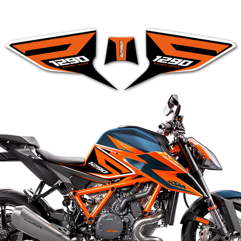 Fuel Tank Pad Fishbone Protector Decal Sticker Kit for KTM 1290 Super RDuke