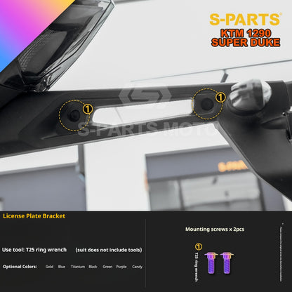 SPARTS Titanium Alloy Fasteners Compatible with KTM Super Duke 1290