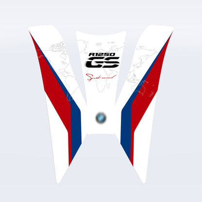 BMW R1250GS Tank Grip Pad Fishbone Tank Protector Anti-Slip Fuel Tank Protection Decal Motorcycle Accessories