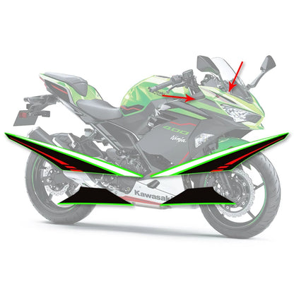 Kawasaki Ninja 400 2018-2022 Full Motorcycle Graphic Decal Kit Fairing Stickers