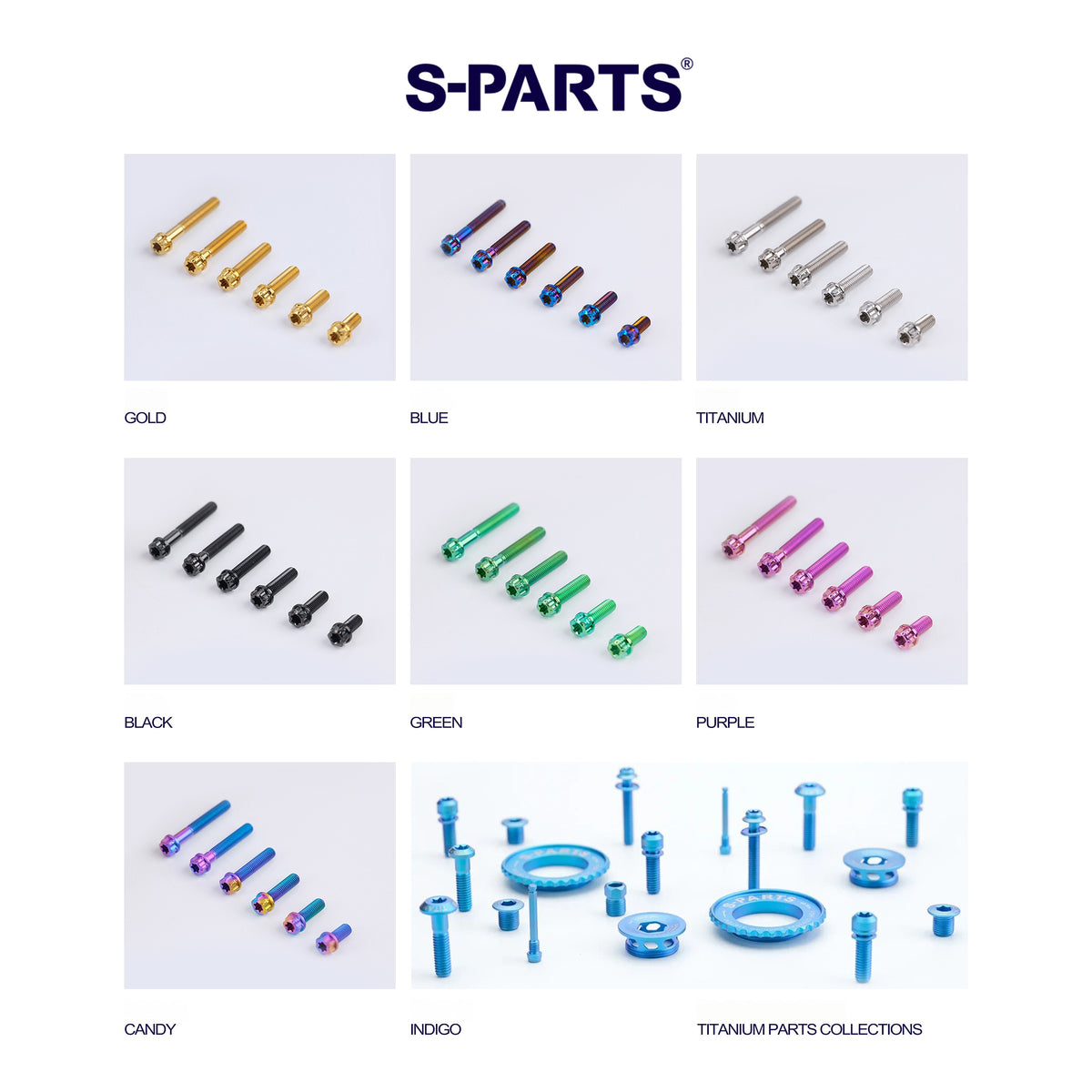 SPARTS Titanium Quick Release Race Fairing Fastener for Yamaha YZF-R1