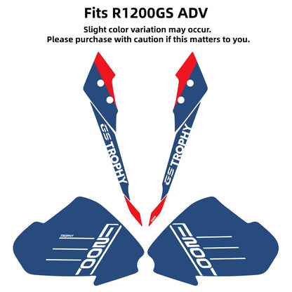 BMW R1250GS Adventure / R1200GS Trophy Fuel Tank Beak Decal Sticker Set (2014–2023)