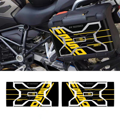BMW R1250GS / R1200GS ADV 40th Anniversary Side Case Sticker Set OEM Style Hard Plastic Pannier Decals Motorcycle Adventure Box Graphics