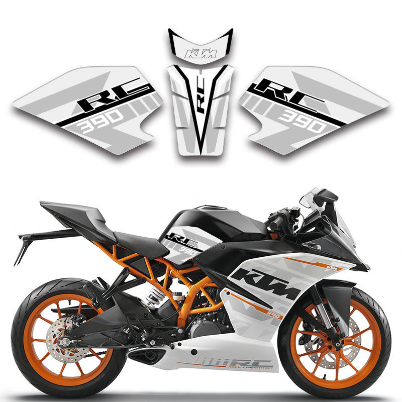 Thickened Fuel Tank Pad Fishbone Protector Decal Sticker Kit for KTM RC390