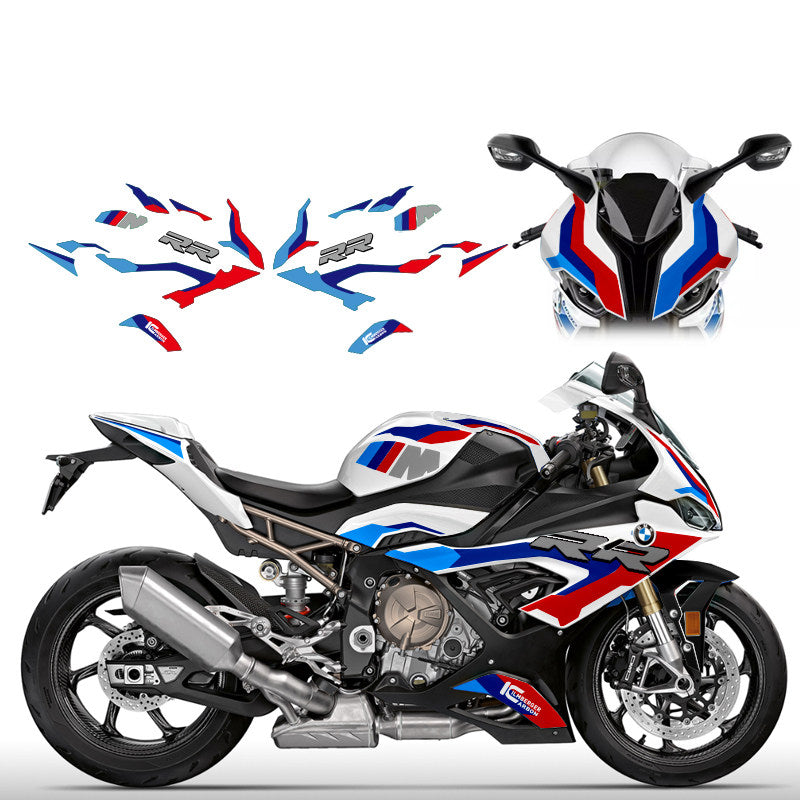 BMW S1000R Body Sticker Decal Kit Custom Graphics Waterproof Motorcycle Livery Styling Set