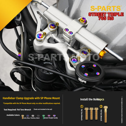 SPARTS Titanium Bolts for Triumph Street Triple 765 RS – Body & Controls Upgrade Fasteners