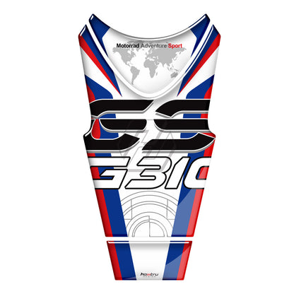 BMW G310GS (2018–2022) 40th Anniversary / Triple Black Full Body Color Change Sticker Kit Tank Fishbone Anti-Slip Graphics Set