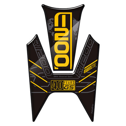 BMW R1250GS / R1200GS (2014–2022) Fuel Tank Fishbone Grip Pad Sticker Anti-Slip Tank Protector Decal Kit Motorcycle Styling Accessory