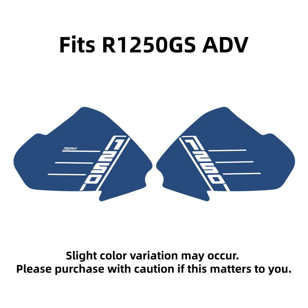 BMW R1250GS Adventure / R1200GS Trophy Fuel Tank Beak Decal Sticker Set (2014–2023)