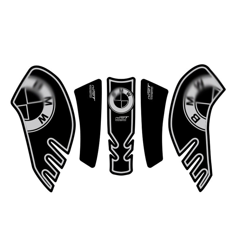 BMW R NineT Fuel Tank Fishbone Tank Pad Anti-Slip Anti-Scratch Protector Decal Kit Motorcycle Styling Accessory