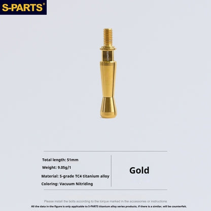 SPARTS Titanium Side Stand Auxiliary Pin for Ducati