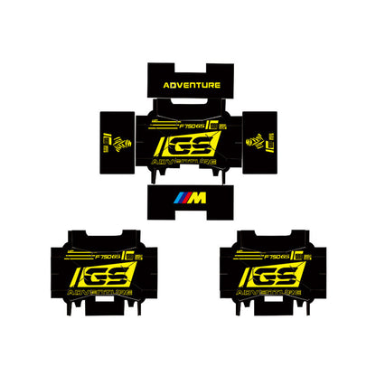 BMW R1250GS F750GS F850GS ADV OEM Vario Case Protection Decals Waterproof Anti-Scratch Pannier Sticker Kit