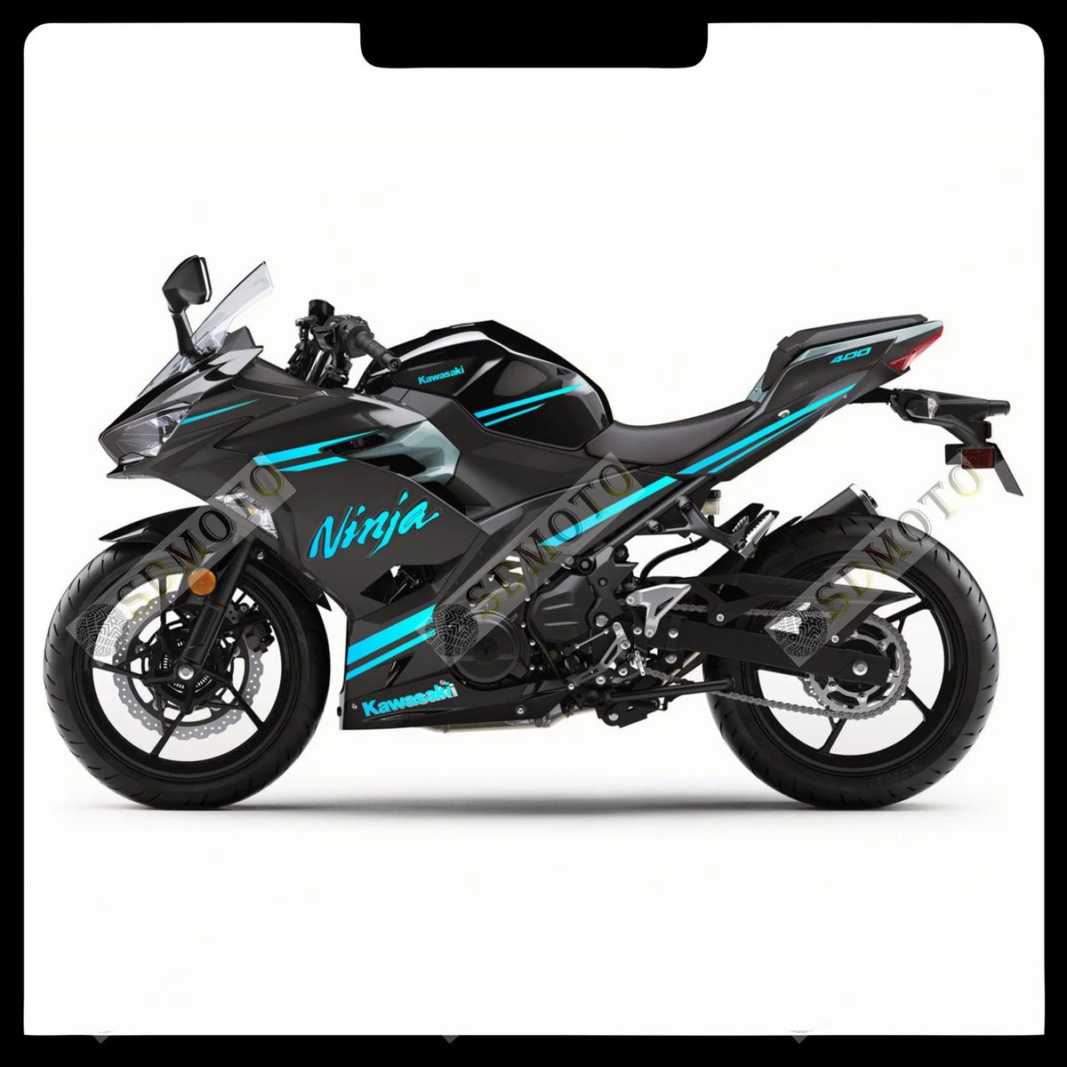 Kawasaki Ninja 400 ZX-4R Full Body Decals Waterproof Motorcycle Graphics Stickers