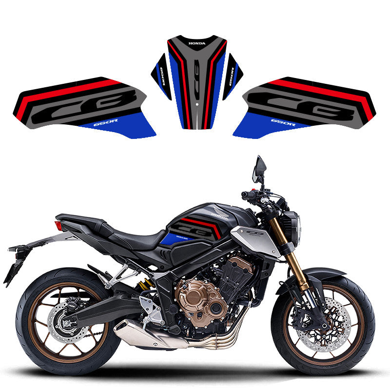 Honda CB650R / CBR650R Fuel Tank Protector – Fishbone Style