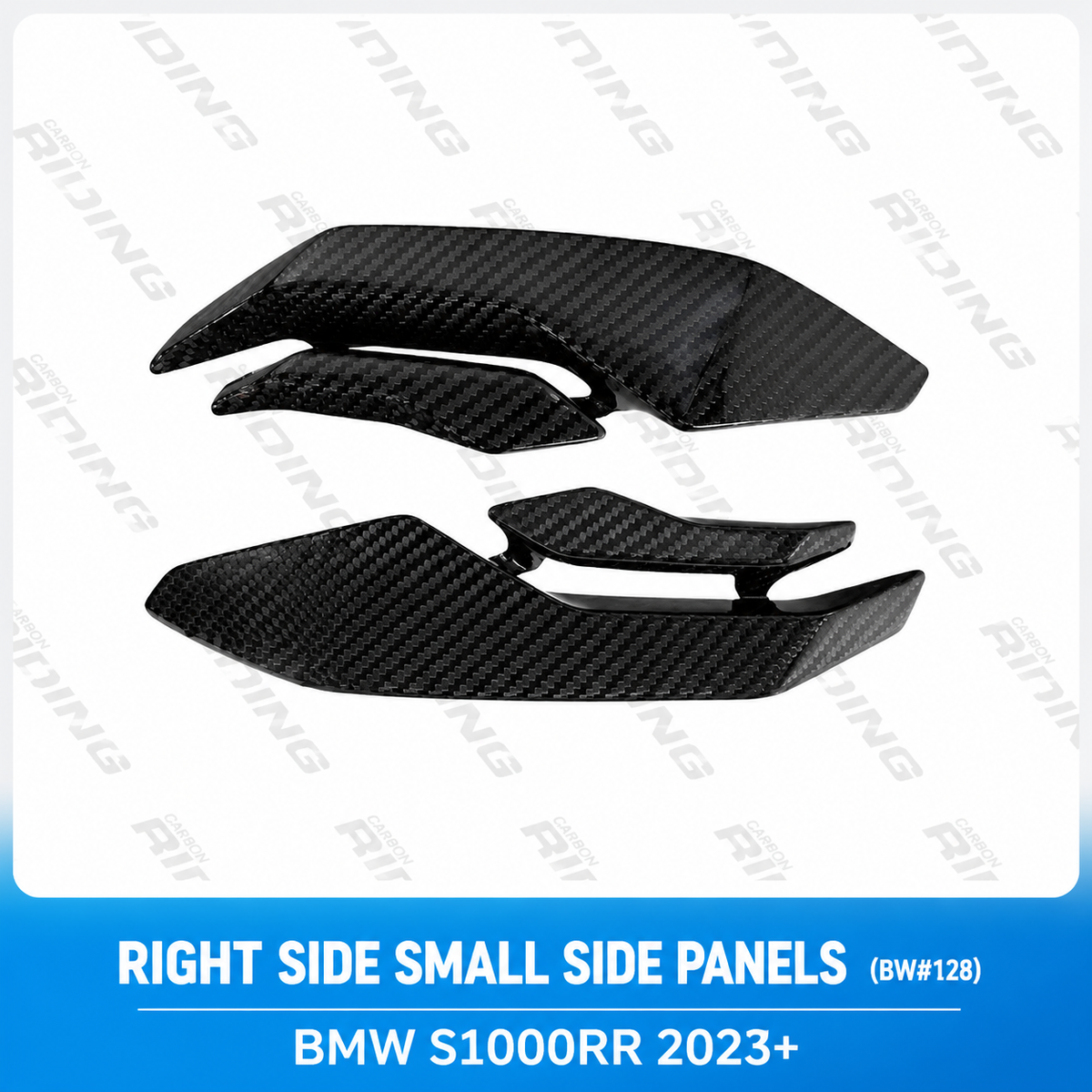 BMW S1000RR 2023-2024 Carbon Fiber Fairing Kit 3K Carbon Fiber Bodywork Panels Custom Racing Graphics