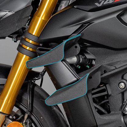 Armor Tank Grip Pad for Ducati Streetfighter V4 S 2024 Anti-Slip Tank Protector Scratch Protection Motorcycle Accessories