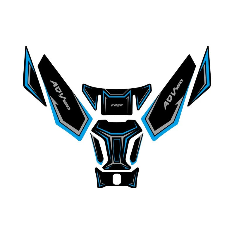 Honda ADV160 Fuel Tank Protection Sticker | Thickened Scratch-Resistant Decal
