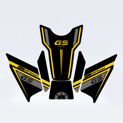 BMW F850GS ADV Tank Pad Fishbone Anti-Slip Knee Grip Protector Waterproof Motorcycle Fuel Tank Scratch Protection Sticker Adventure Bike Accessory