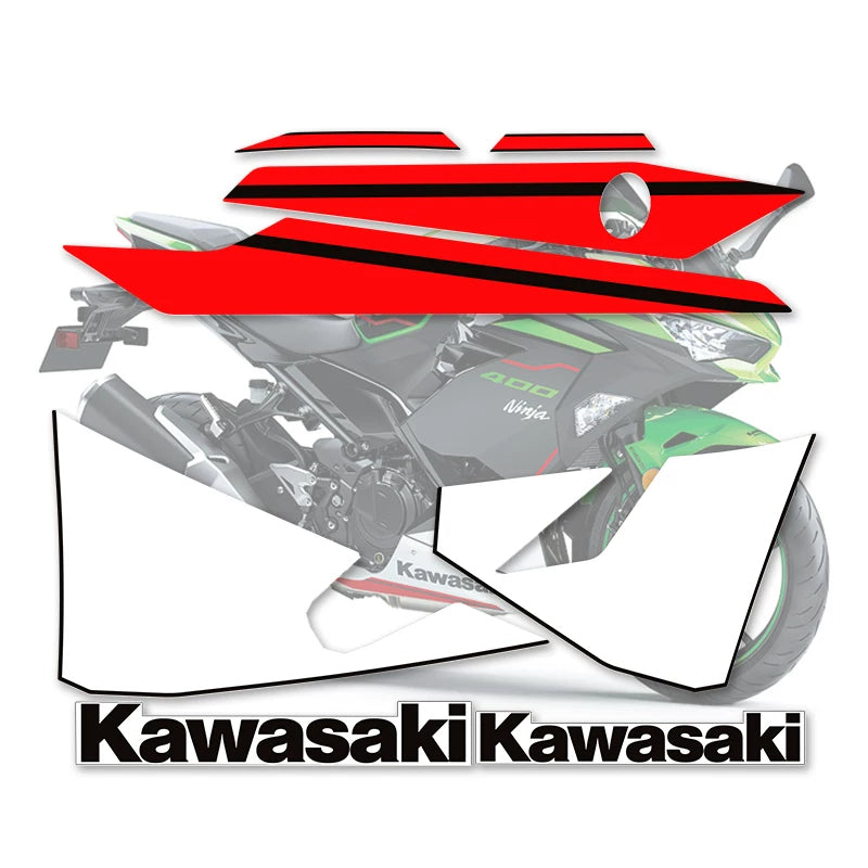 Kawasaki Ninja 400 2018-2022 Full Motorcycle Graphic Decal Kit Fairing Stickers