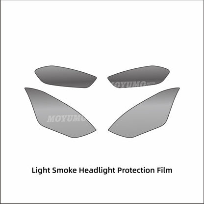 BMW S1000RR TPU Dashboard Screen Protector Headlight & Taillight Protection Film Nano Crystal Self-Healing Clear Film Motorcycle Accessories