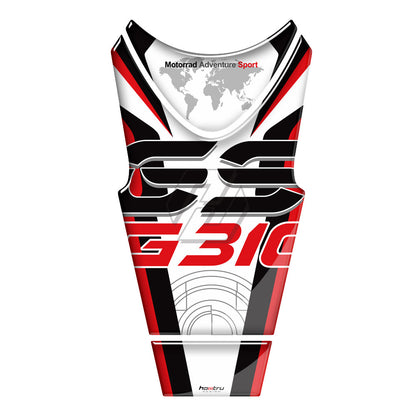 BMW G310GS (2018–2022) 40th Anniversary / Triple Black Full Body Color Change Sticker Kit Tank Fishbone Anti-Slip Graphics Set