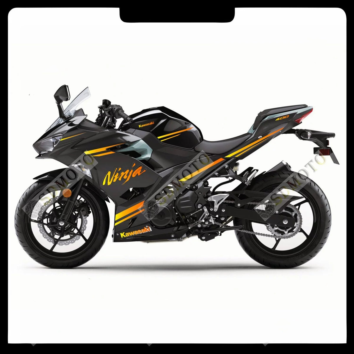 Kawasaki Ninja 400 ZX-4R Full Body Decals Waterproof Motorcycle Graphics Stickers
