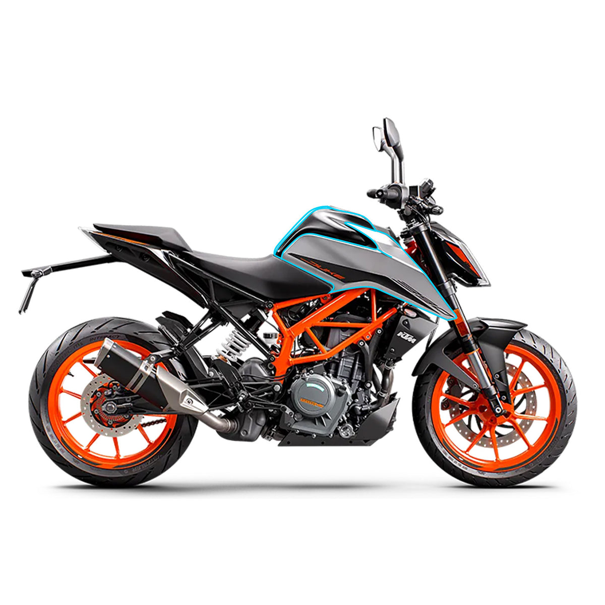 KTM DUKE 390 Nano Crystal TPU Paint Protection Film Self-Healing Clear Motorcycle Protection Kit PPF Accessories