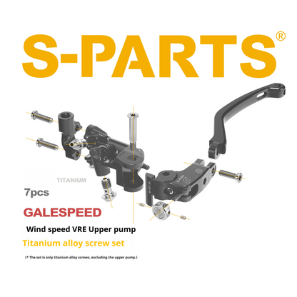 SPARTS Titanium Bolt Kit for GALESPEED VRE Master Cylinder｜TC4 Motorcycle Brake Pump Screws