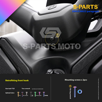 SPARTS Titanium Bolt Set for 2023 XMAX300 | Yamaha Motorcycle Titanium Bolt Upgrade