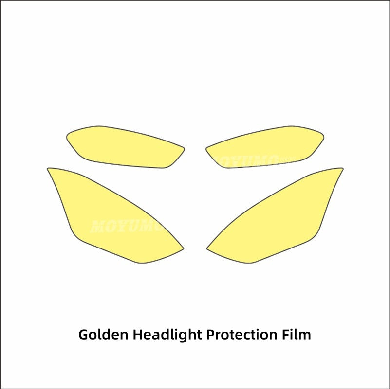 BMW S1000RR TPU Dashboard Screen Protector Headlight & Taillight Protection Film Nano Crystal Self-Healing Clear Film Motorcycle Accessories