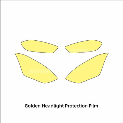 BMW S1000RR TPU Dashboard Screen Protector Headlight & Taillight Protection Film Nano Crystal Self-Healing Clear Film Motorcycle Accessories
