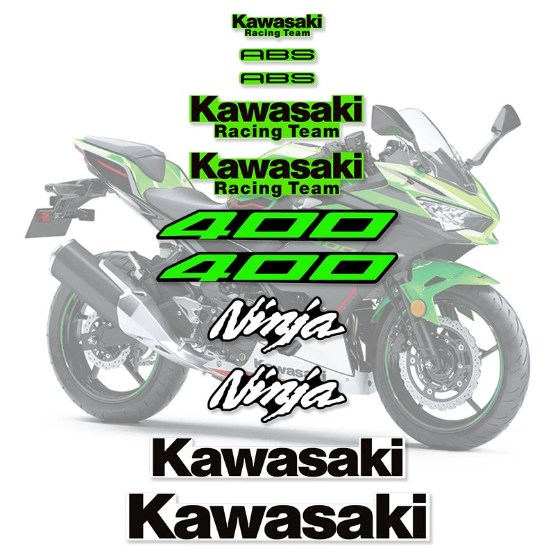 Kawasaki Ninja 400 2018-2022 Full Motorcycle Graphic Decal Kit Fairing Stickers