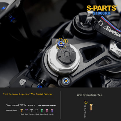 SPARTS Titanium Chassis Bolt Kit Brake Disc Caliper Sprocket Screws for BMW S1000RR
