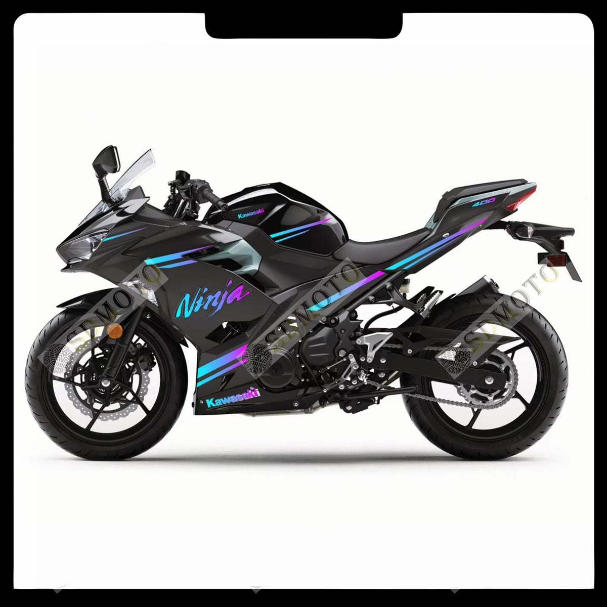 Kawasaki Ninja 400 ZX-4R Full Body Decals Waterproof Motorcycle Graphics Stickers