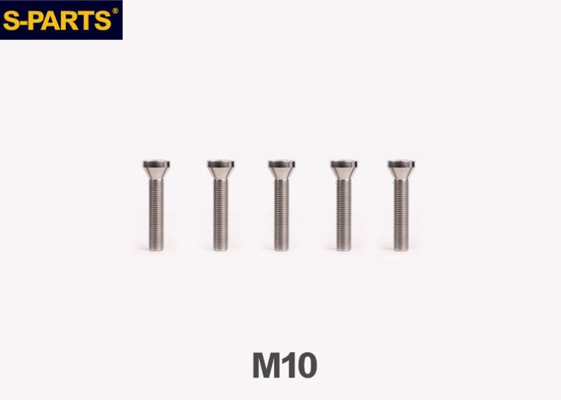 SPARTS TC4 Titanium Wheel Hub Bolts M10 (L35 / L49 / L55) for BMW Motorcycles