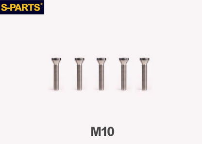 SPARTS TC4 Titanium Wheel Hub Bolts M10 (L35 / L49 / L55) for BMW Motorcycles