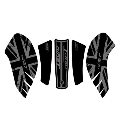 BMW R NineT Fuel Tank Fishbone Tank Pad Anti-Slip Anti-Scratch Protector Decal Kit Motorcycle Styling Accessory