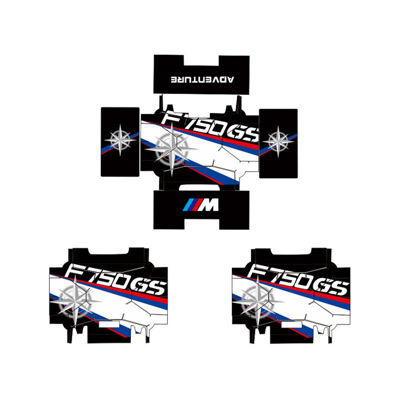 BMW R1250GS F750GS F850GS ADV OEM Vario Case Protection Decals Waterproof Anti-Scratch Pannier Sticker Kit