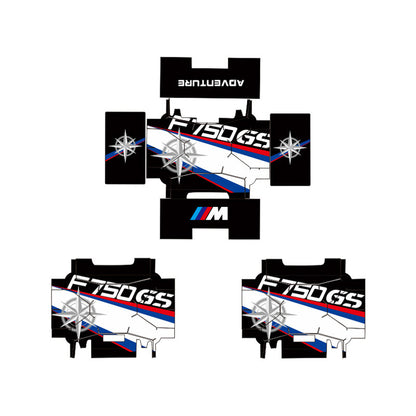 BMW R1250GS F750GS F850GS ADV OEM Vario Case Protection Decals Waterproof Anti-Scratch Pannier Sticker Kit